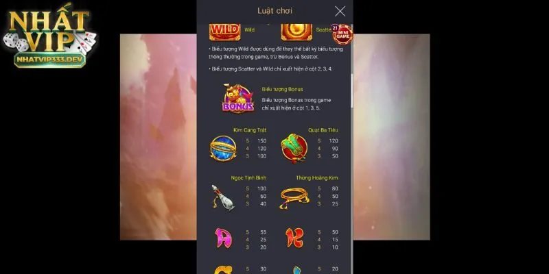 Cách Chơi Nổ Hũ Tây Du Thần Khí Nhatvip Bí Kíp Trúng Lớn 3 Điểm nổi bật trong tính năng của game nổ hũ Tây Du Thần Khí