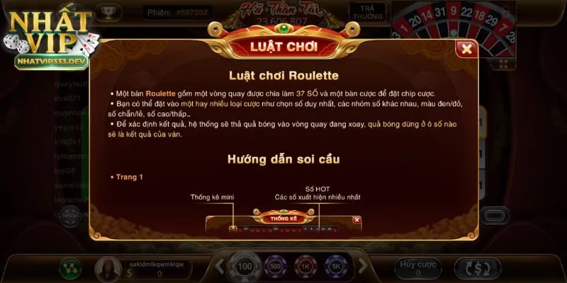 Chia Sẻ Kỹ Năng Chơi Roulette 3D Nhatvip Ăn Tiền Cho Tân Thủ 3 Tổng hợp các loại cược trong Roulette 3D tại Nhatvip